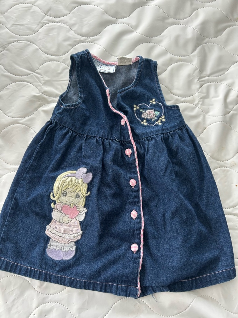 Vintage y2K denim toddler dress